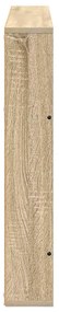 vidaXL Ράφι Περιοδικών Δρύς Sonoma 100 x 12 x 70 εκ Επεξεργασμένο ξύλο
