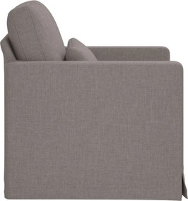vidaXL Καναπές Taupe 78 x 78 x 80 εκ. ύφασμα