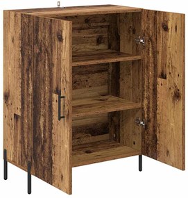 vidaXL Πλαϊνό γραφείο Παλιό ξύλο 69,5 x 34 x 90 εκ. Επεξεργασμένο ξύλο