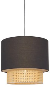 Φωτιστικό Κρεμαστο Aca TF20832PB NISYROS Μαύρο Ματ (Black Mat)
