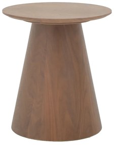 Intrahome Βοηθητικό τραπέζι Kayano Intrahome καρυδί mdf Φ45x50εκ | SKU: INTRAPA-212111210