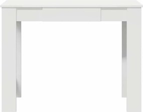 Γραφείο vidaXL Λευκό 100x45x75 cm Κατασκευασμένο ξύλο