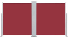 vidaXL Σκίαστρο Πλαϊνό Συρόμενο Κόκκινο 120 x 600 εκ.