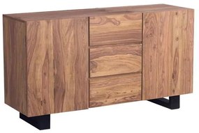 Μπουφές NELSON 140x45x78 Ακακία Φυσικό/Μεταλ.Μαύρο