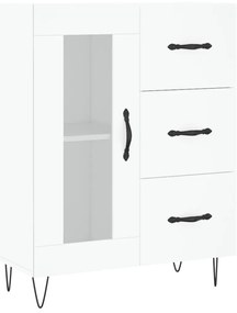 vidaXL Ντουλάπι Λευκό 69,5x34x180 εκ. από Επεξεργασμένο Ξύλο