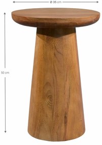 Βοηθητικό τραπεζάκι Isolde-Ύψος: 50 εκ.