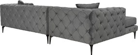 Corner Sofa Como Eco Left - Anthracite, Black Anthracite
Black