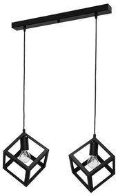 Φωτιστικό Οροφής - Ράγα Kyvos 2/L Raga Black 34-0054 Heronia Metal