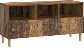 vidaXL Ντουλάπι TV 102 x 34,5 x 50 cm Παλαιωμένο ξύλο