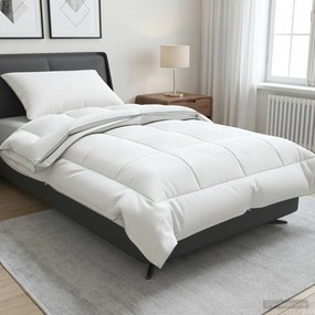 vidaXL Πάπλωμα FULDA 155 x 200 εκ. 4 Εποχές 310 GSM 90% Χήνας Λευκό