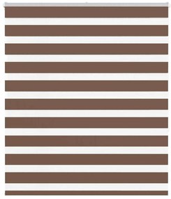 Ζέβρα τυφλή Καφέ Πλάτος υφάσματος 125,9 εκ. Πολυεστέρας