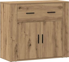 vidaXL Ντουλάπι Artisian Δρυς 80x33x70 εκ. από Επεξεργασμένο Ξύλο