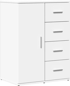 vidaXL Βοηθητικό Ντουλάπι Λευκό 59 x 39 x 80 εκ. Επεξεργασμένο Ξύλο