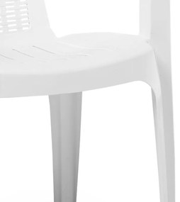 Πολυθρόνα Headway pakoworld PP λευκό - 253-000020 - 253-000020