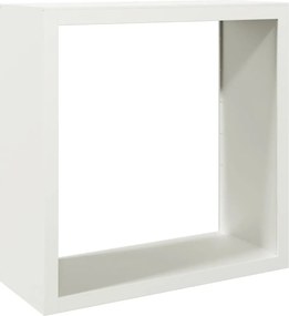 vidaXL Ράφι Καυσόξυλων Λευκό 100x40x100 εκ. Ατσάλινο