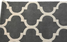Χαλί DKD Home Decor 160 x 230 x 2 cm Γκρι πολυεστέρας Χωρίς Δακτύλιο