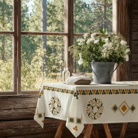 Stewehome Τραπεζομάντηλο με ψηφιακή εκτύπωση και γεωμετρικό σχέδιο 120x150 cm