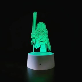 Φωτιζόμενο 3D Led Plexiglass Star Wars