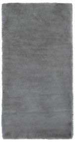 Χαλί Διαδρόμου Γούνινο (80x160) Βιοκαρπέτ Lapin Skin 04 Grey