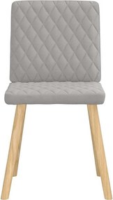 vidaXL Καρέκλες τραπεζαρίας 6 τεμ Cloud Grey Fabric