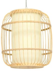 Κρεμαστό Φωτιστικό Οροφής DE PARIS Bamboo 01633 Globostar-1633-Μπεζ 01633