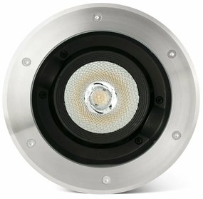 Φωτιστικό Δαπέδου Χωνευτό Geiser 260 LED 29W 3000K 38° IP67 26x26,5cm Satin Stainless Faro Barcelona