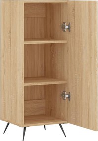 vidaXL Ντουλάπι Sonoma Δρυς 34,5x34x90 εκ. από Επεξεργασμένο Ξύλο