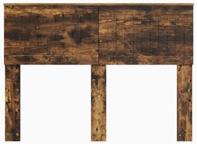 vidaXL Κεφαλάρι Καπνιστό Δρύς 135 cm Επεξεργασμένο ξύλο