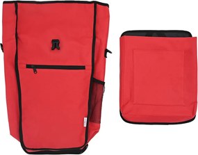 vidaXL Τσάντα Ποδηλάτου Κόκκινο 34 x 16 x 59 εκ. Πολυεστέρας