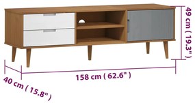 ΈΠΙΠΛΟ ΤΗΛΕΟΡΑΣΗΣ MOLDE ΚΑΦΕ 158X40X49 ΕΚ. ΜΑΣΙΦ ΞΥΛΟ ΠΕΥΚΟΥ 350534