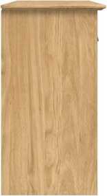 vidaXL Πλαϊνό γραφείο BODO Μέλι Καφέ 115,5 x 44 x 80 εκ