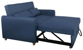 Καναπές Κρεβάτι MOTTO Ύφασμα Μπλε 145x89x86cm