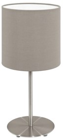 Φωτιστικό Επιτραπέζιο Pasteri 31595 Taupe Eglo Metal, Fabric