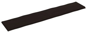 vidaXL Επιφ Τραπεζιού Αν Καφέ 200x40x(2-4)εκ.Ακατέργ. Μασίφ Ξύλο Δρυός