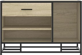 Πάγκος παπουτσιών vidaXL Sonoma Oak 80x40x53,5 cm