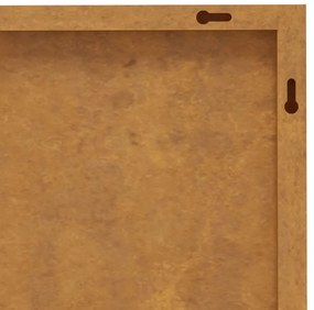 vidaXL Διακοσμητικά Κήπου 2 τεμ. Σχ. Λουλούδια 105x55 εκ Ατσάλι Corten