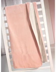 Κουβέρτα Βρεφική Velvet (Σετ 2τμχ) Pinky Saint Clair Cradle 100x140cm 100% Cotton Flannel