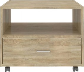 vidaXL Τραπεζάκι Σαλονιού Sonoma Δρυς 55 x 55 x 40 εκ. Επεξεργ. Ξύλο