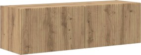 vidaXL Σετ επίπλου τηλεόρασης 4 τμχ. Artisan Oak Επεξεργασμένο Ξύλο