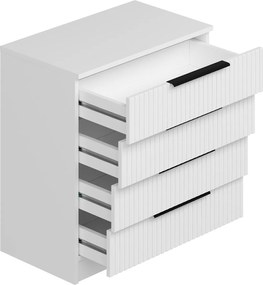 Συρταριέρα Λευκό KALE 72x42x77