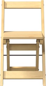 vidaXL Καρέκλες Τραπεζαρίας Πτυσσόμ. 4 τεμ. Corona Λευκές Μασίφ Πεύκο