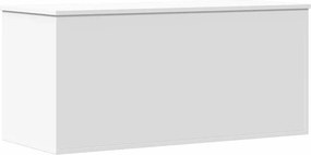 vidaXL Κουτί Αποθήκευσης Λευκό 100x42x46 εκ. Επεξεργασμένο Ξύλο