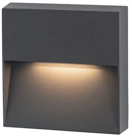 Απλίκα LED Εξωτερικού Χώρου Zambelis E241-G Graphite