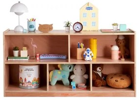 VEVOR Storage Shelf Tray Cabinet 5-Section Cubby Storage 2-Shelf for Home School