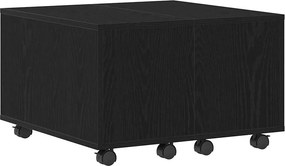 vidaXL Τραπεζάκι σαλονιού Μαύρη Οξυά 60 x 60 x 38 cm