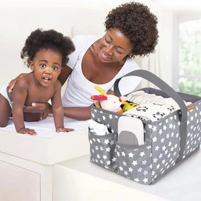 Καλαθάκι Καλλυντικών Dreambaby Stars Grey BR77340