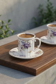 Stewehome Σετ πορσελάνινων φλιτζανιών καφέ για 6 άτομα Πολύχρωμο
