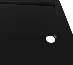 vidaXL Βάση Ντουζιέρας Ορθογώνια Μαύρη 70 x 100 εκ. από ABS