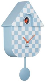 Ρολόι Τοίχου Cuckoo KA5968LB 8,5x40,5cm White-Light Blue Karlsson ABS