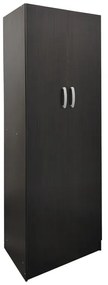 Ντουλάπα δίφυλλη Athos pakoworld σε wenge απόχρωση 60x42x180εκ
